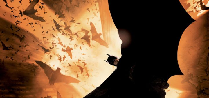 Poster for the movie "Batman Begins"
