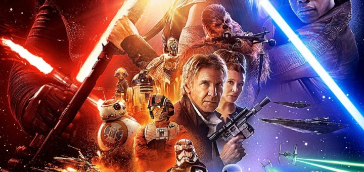 Poster for the movie "Star Wars: The Force Awakens"